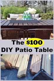 How To Build A Diy Patio Table Diy
