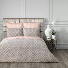 Pink And Gray Bedding Sets For Peaceful