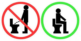 男性も座ってほしい 言えない人におすすめのトイレ座ってステッカー yokoyumyumのリノベブログ トイレ 男性 不潔