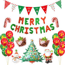 From christmas tree decorations to the neighborhood cookie exchange, candy canes have a presence in nearly every holiday custom. Tomshine 25 Pcs Christmas Decorations Christmas Ballon Set Kids Party Decorations Banner Merry Christmas Letters Santa Claus Snowman Christmas Tree Candy Cane Foil Balloons Ornaments Walmart Com Walmart Com