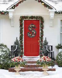 17 christmas porch front door