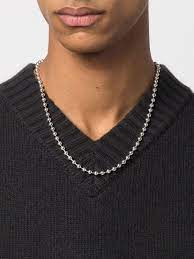 ambush ball chain necklace silver