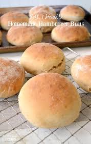 homemade hamburger buns or breadsticks