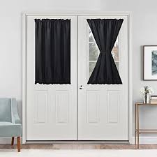 1 Panel Door Curtains For Small Window