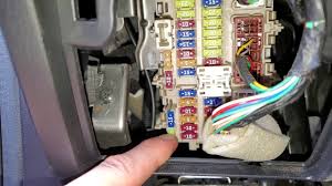 You have to remove its cover and underneath the cover there should be a diagram just locate the turn signal fuse location check what amperage it is (should be stamped with 10, 20 etc.) go to the auto parts store get a. 2015 Nissan Pathfinder Power Outlet Fuses Cigarette Lighter Fuse Youtube