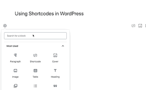 how to add a shortcode in wordpress