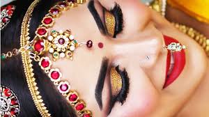 south indian bridal makeup look step