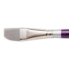 silver silk 88 short handle brush size 20 soft curve