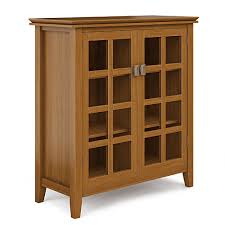 um storage cabinet in honey brown