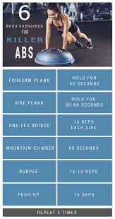 6 Ab Exercises To Do With A Bosu Ball My Journey Starts
