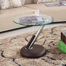 Tokyo Clear Glass Top Lamp Table In