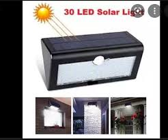 solar outdoor motion sensor wall light
