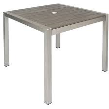 Aluminum Patio Table In Grey Color