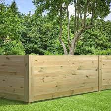 Flat Top Horizontal Privacy Fence Panel