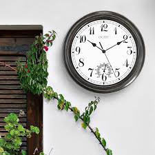 ocest 12inch outdoor garden clock