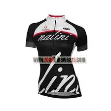 2017 Team Nalini Womens Riding Wear Biking Jersey Top Shirt Maillot Cycliste White Black