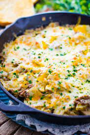 easy ground beef and potatoes skillet