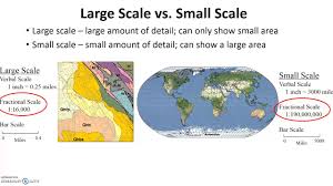 Large And Small Scale Maps