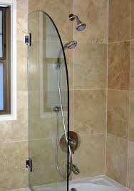 glass shower wall tub shower doors