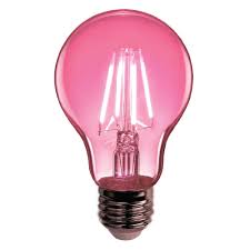 Feit 25w Equivalent Pink Colored A19 Dimmable Filament Susan
