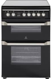 Indesit Id60c2ks 60cm Black Double Oven