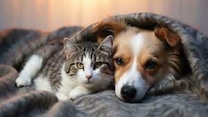 cute cat and dog stock photos images