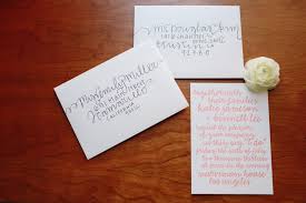 Diy Wedding Envelope Addressing Tips Julep