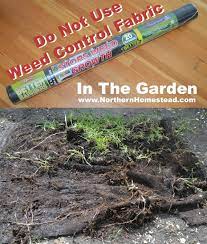 Weed Control Fabric In The Garden