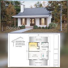 Pioneer Plan 700 Square Feet