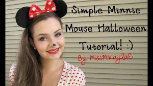 simple minnie mouse halloween tutorial
