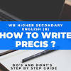 Precis Writing: Step-by-step guide
