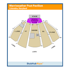 Merriweather Post Pavilion Seating Chart Brain City