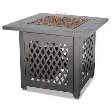 Uniflame Gas Fire Pit Table With Slate