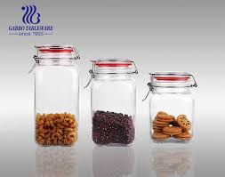 1 2l Clear Glass Canister Kitchen
