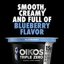 blueberry blended greek yogurt cup