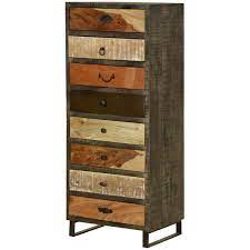 Never miss new arrivals that match exactly what you're looking for! Waco Wooden Patches Mango Wood 8 Drawer Tall Dresser