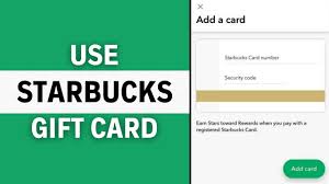 app redeem starbucks gift card