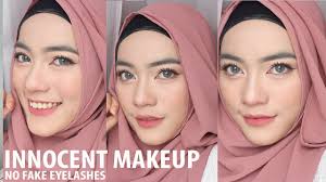 innocent makeup look hijab tutorial