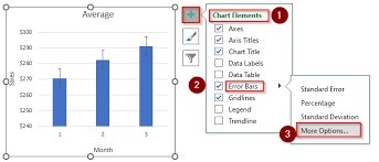 how to add error bars in excel 3