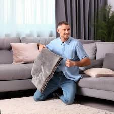 grey sofa choosing the ideal carpet
