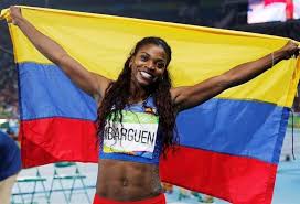 Caterine ibargüen mena (born 12 february 1984 in apartadó, antioquia) is a colombian athlete competing in high jump, long jump and triple jump. Caterine Ibarguen Wins Colombia S First Olympic Gold In Athletics Ever San Diego Union Tribune En Espanol