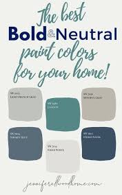 50 Best Bold And Neutral Paint Colors