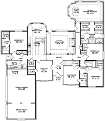 You'll find that a one story house. Traditional Style House Plans 3105 Square Foot Home 1 Story 5 Bedroom And 4 3 Bath 3 Garage 5 Bedroom House Plans Bedroom House Plans House Plans And More