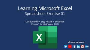 spreadsheet exercise 01 you