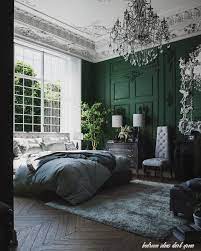 green bedroom decor green interior