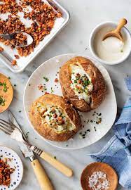 perfect baked potato recipe love and