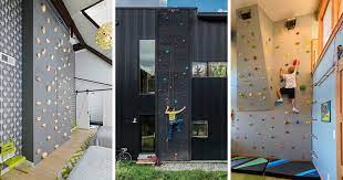 10 Modern Houses With Rock Climbing Walls