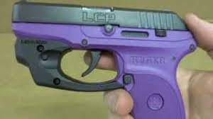 ruger lcp 380 with swp purple cerakote