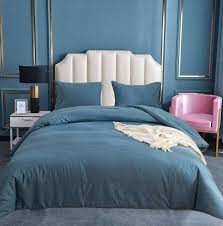 Jumeey Dusty Blue Comforter Set Queen