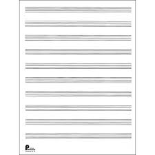 Music Sales Manuscript Paper No 2 24 Double Fold Sheets 9x12 10